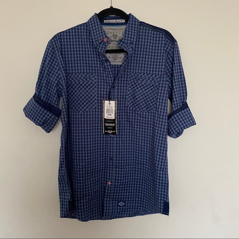 tranquility Mayhem Men Button Down Shirt